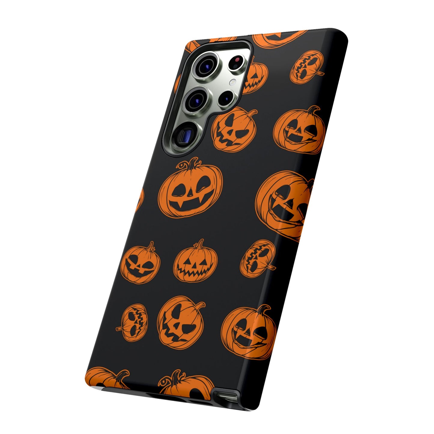 Custom Cute Spooky Halloween Phone Case, Pumpkeen,  Protective iPhone, Samsung Galaxy, and Google Pixel devices