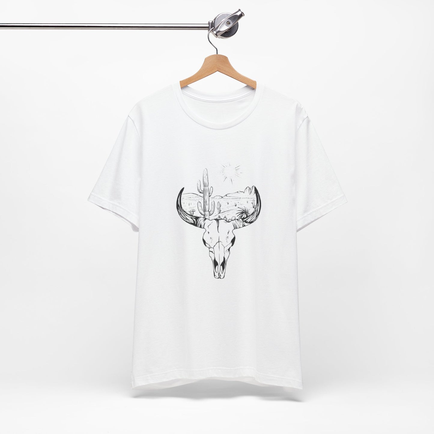 Cow Skull Shirt Women Bull Shirt Wild West Graphic Tee Cowgirl Shirt Vintage Bull Skull Shirt Country Shirt Western Clothing Woman Gift