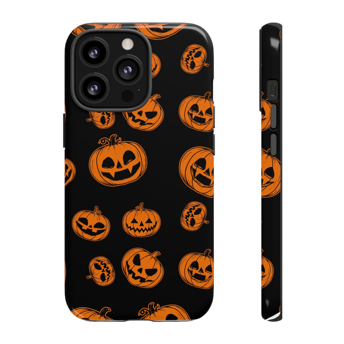 Custom Cute Spooky Halloween Phone Case, Pumpkeen,  Protective iPhone, Samsung Galaxy, and Google Pixel devices