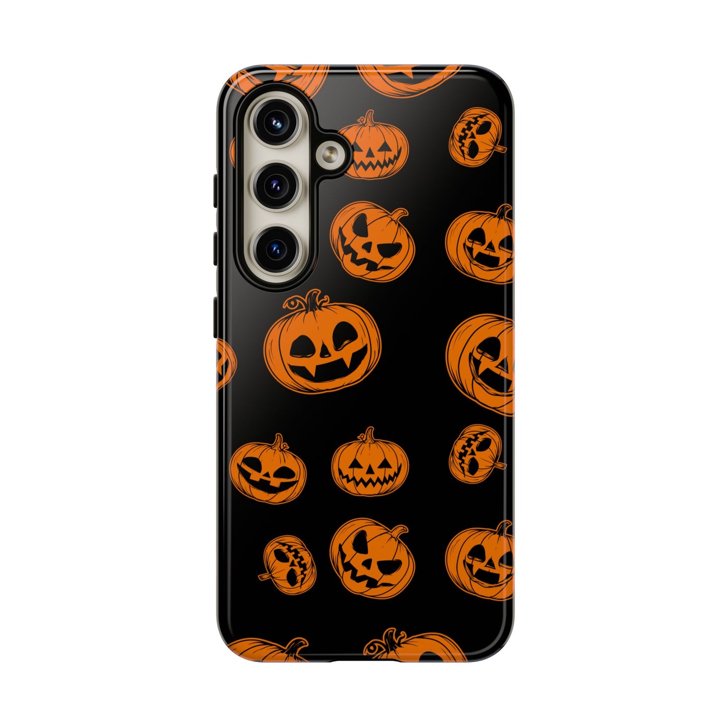 Custom Cute Spooky Halloween Phone Case, Pumpkeen,  Protective iPhone, Samsung Galaxy, and Google Pixel devices