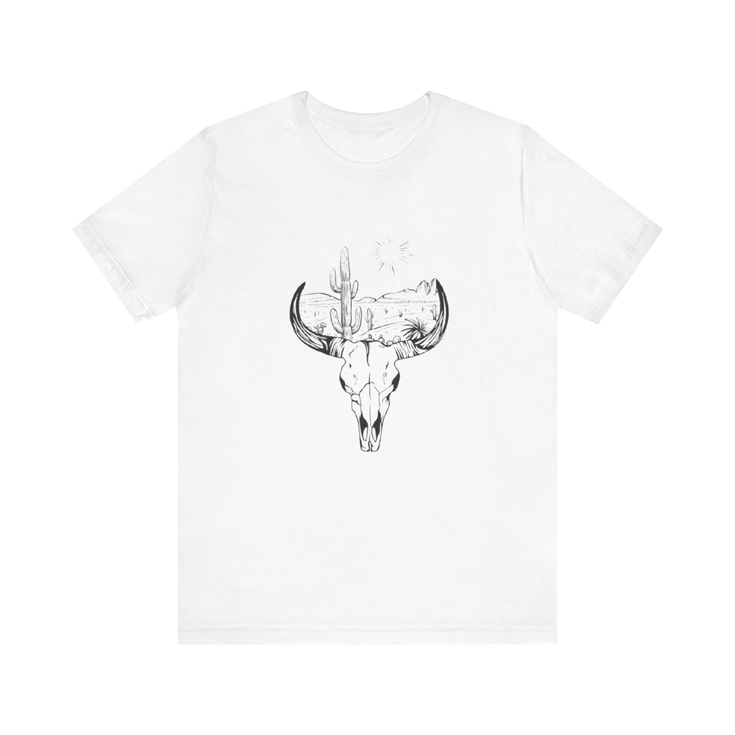 Cow Skull Shirt Women Bull Shirt Wild West Graphic Tee Cowgirl Shirt Vintage Bull Skull Shirt Country Shirt Western Clothing Woman Gift