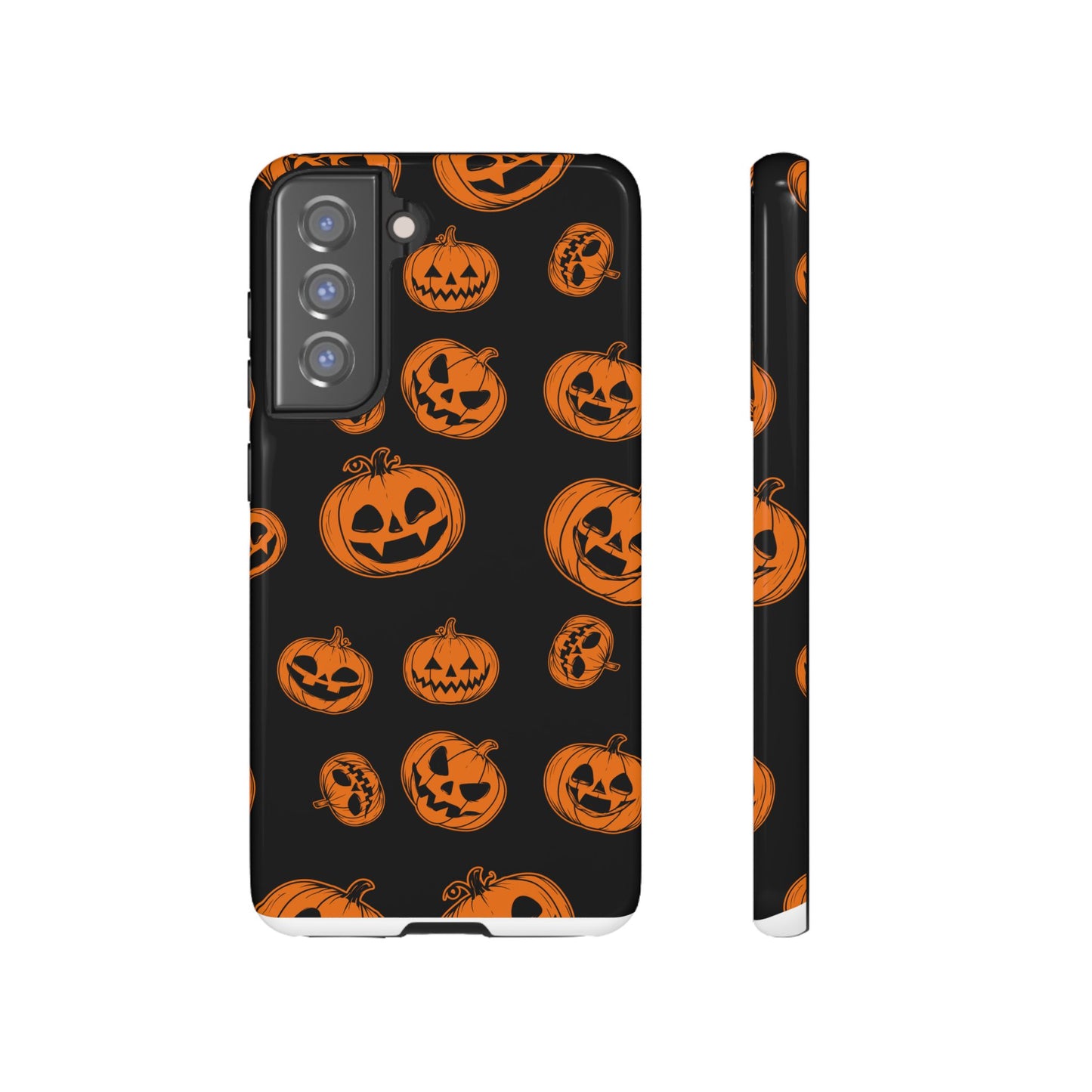 Custom Cute Spooky Halloween Phone Case, Pumpkeen,  Protective iPhone, Samsung Galaxy, and Google Pixel devices