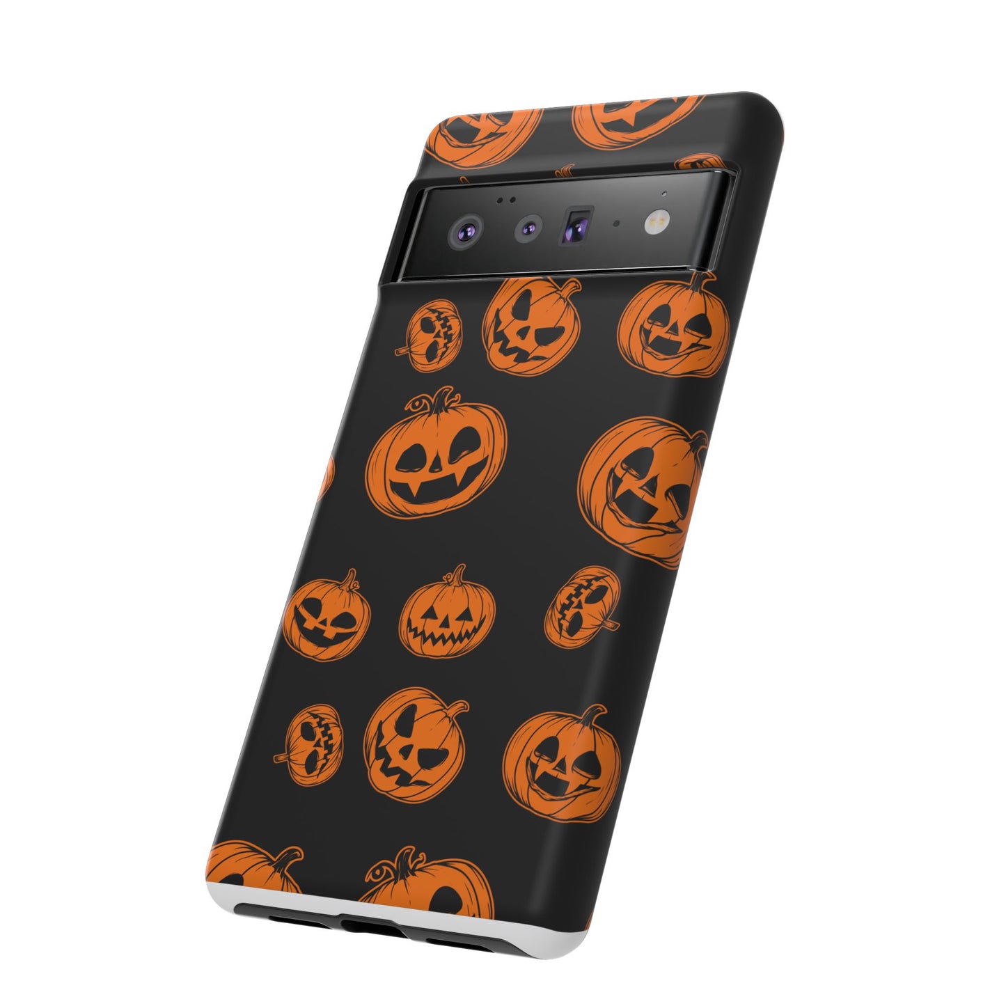 Custom Cute Spooky Halloween Phone Case, Pumpkeen,  Protective iPhone, Samsung Galaxy, and Google Pixel devices