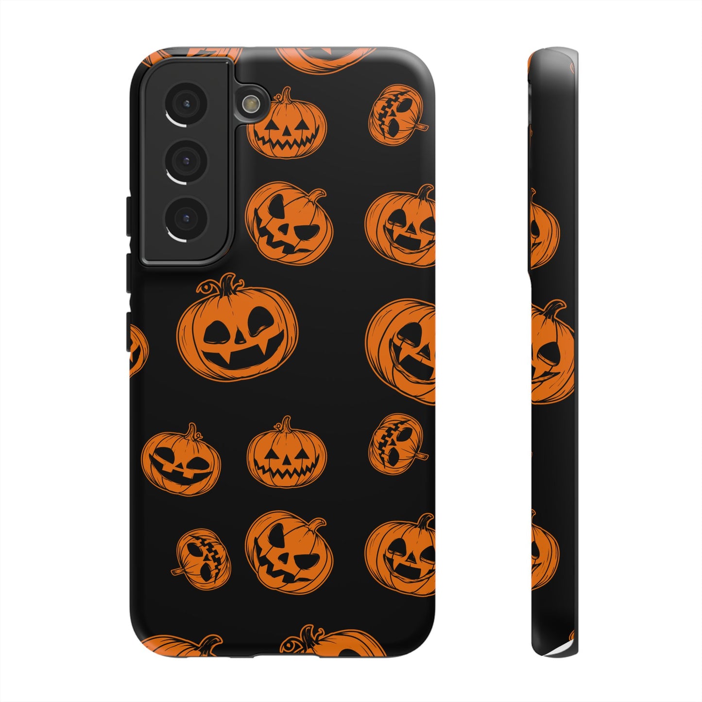 Custom Cute Spooky Halloween Phone Case, Pumpkeen,  Protective iPhone, Samsung Galaxy, and Google Pixel devices