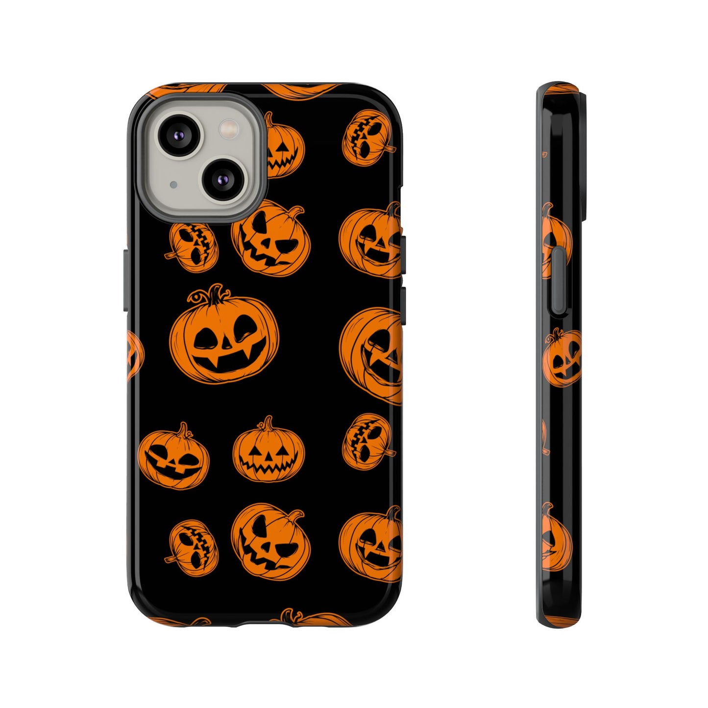 Custom Cute Spooky Halloween Phone Case, Pumpkeen,  Protective iPhone, Samsung Galaxy, and Google Pixel devices