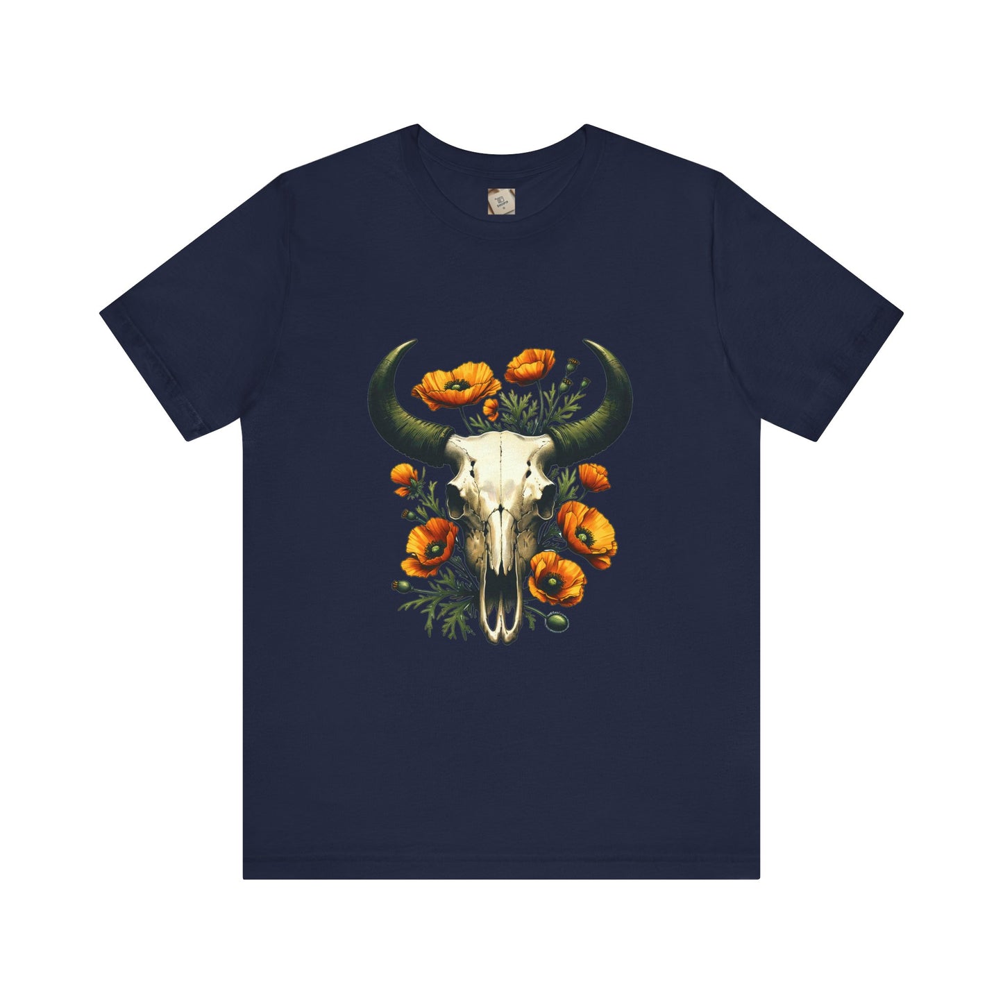 Comfort Colors Boho Cow Skull Shirt, Cowgirl Shirt, Skull Shirt, Western Clothing, Cowboy, Boho Cow Skull, Bull Shull Shirt, Longhorn Shirt