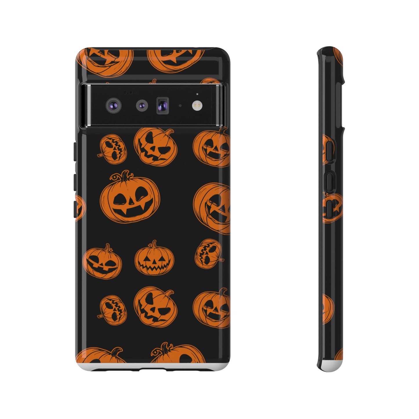 Custom Cute Spooky Halloween Phone Case, Pumpkeen,  Protective iPhone, Samsung Galaxy, and Google Pixel devices