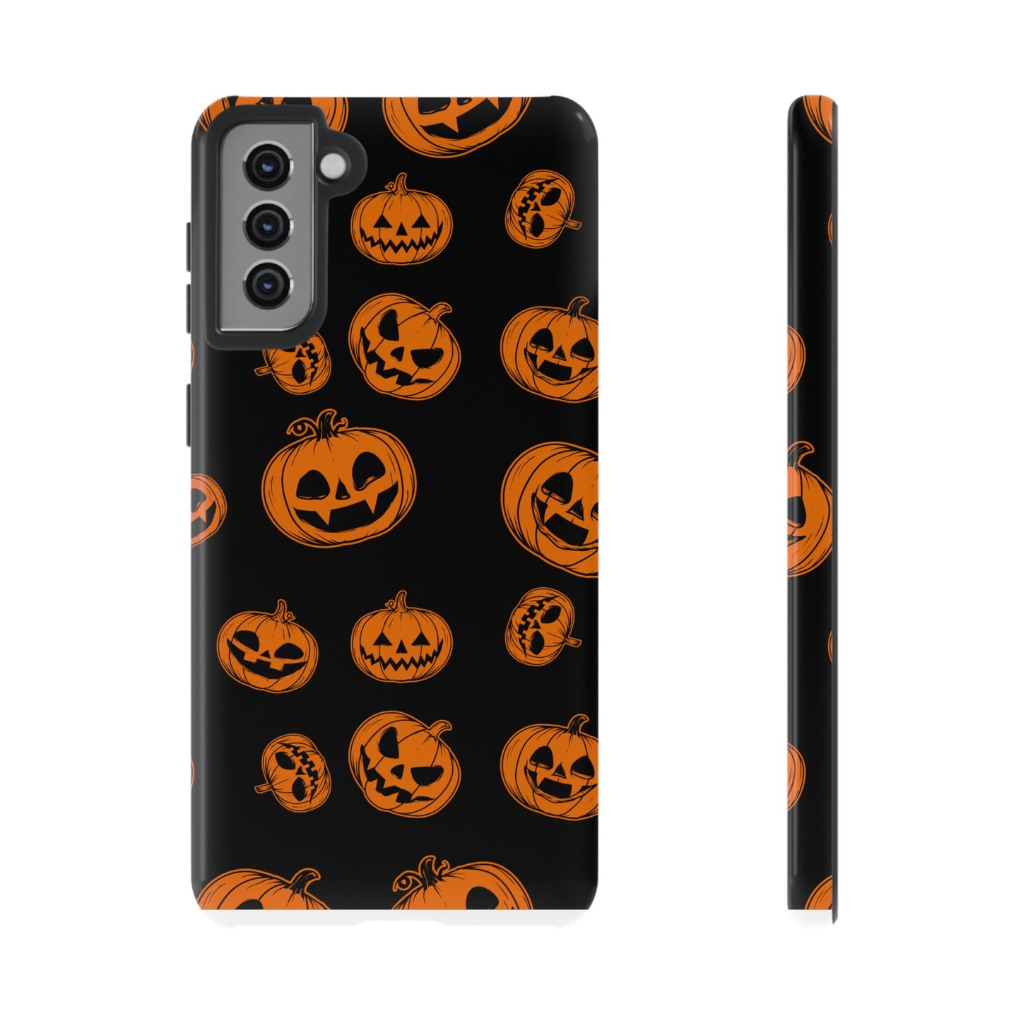 Custom Cute Spooky Halloween Phone Case, Pumpkeen,  Protective iPhone, Samsung Galaxy, and Google Pixel devices