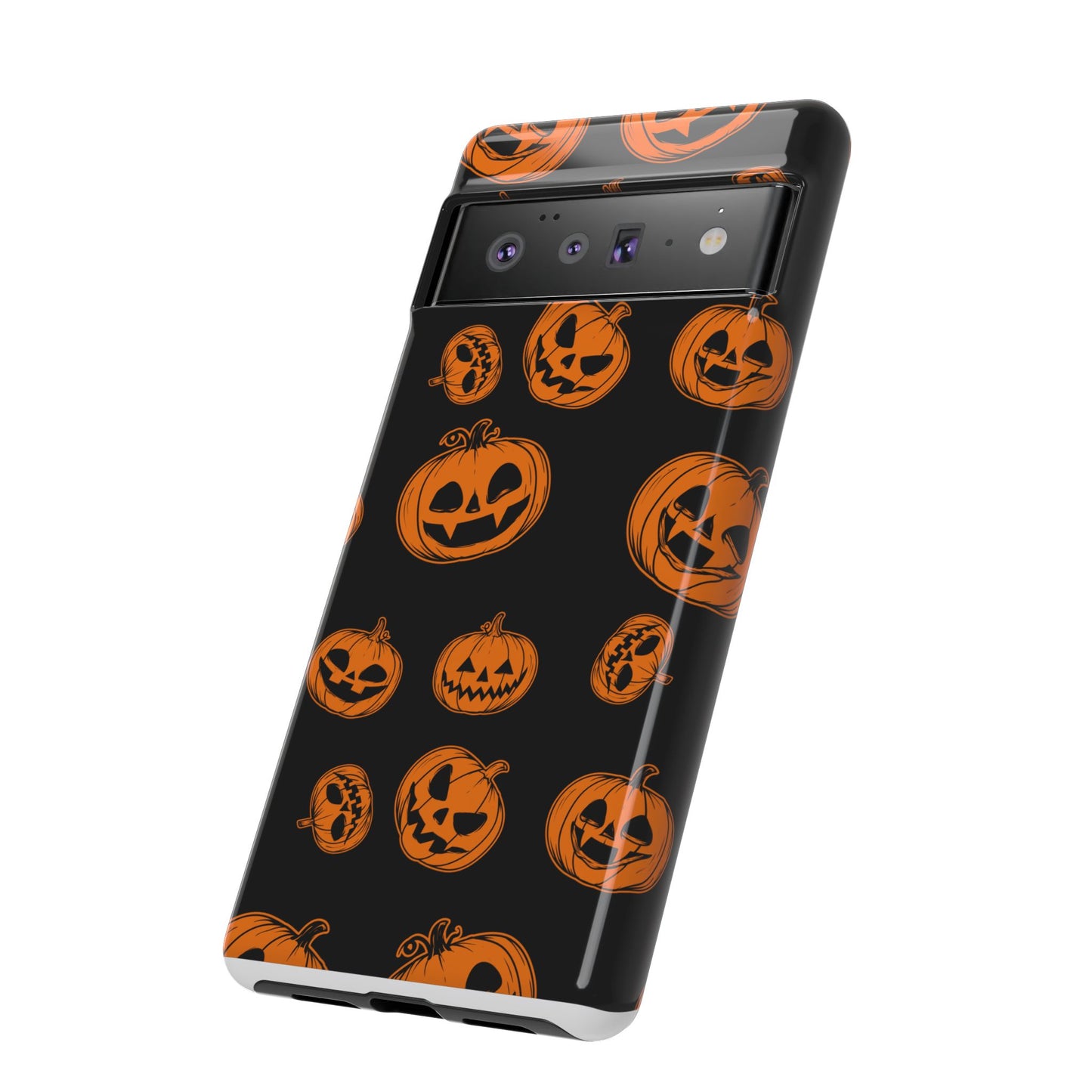 Custom Cute Spooky Halloween Phone Case, Pumpkeen,  Protective iPhone, Samsung Galaxy, and Google Pixel devices