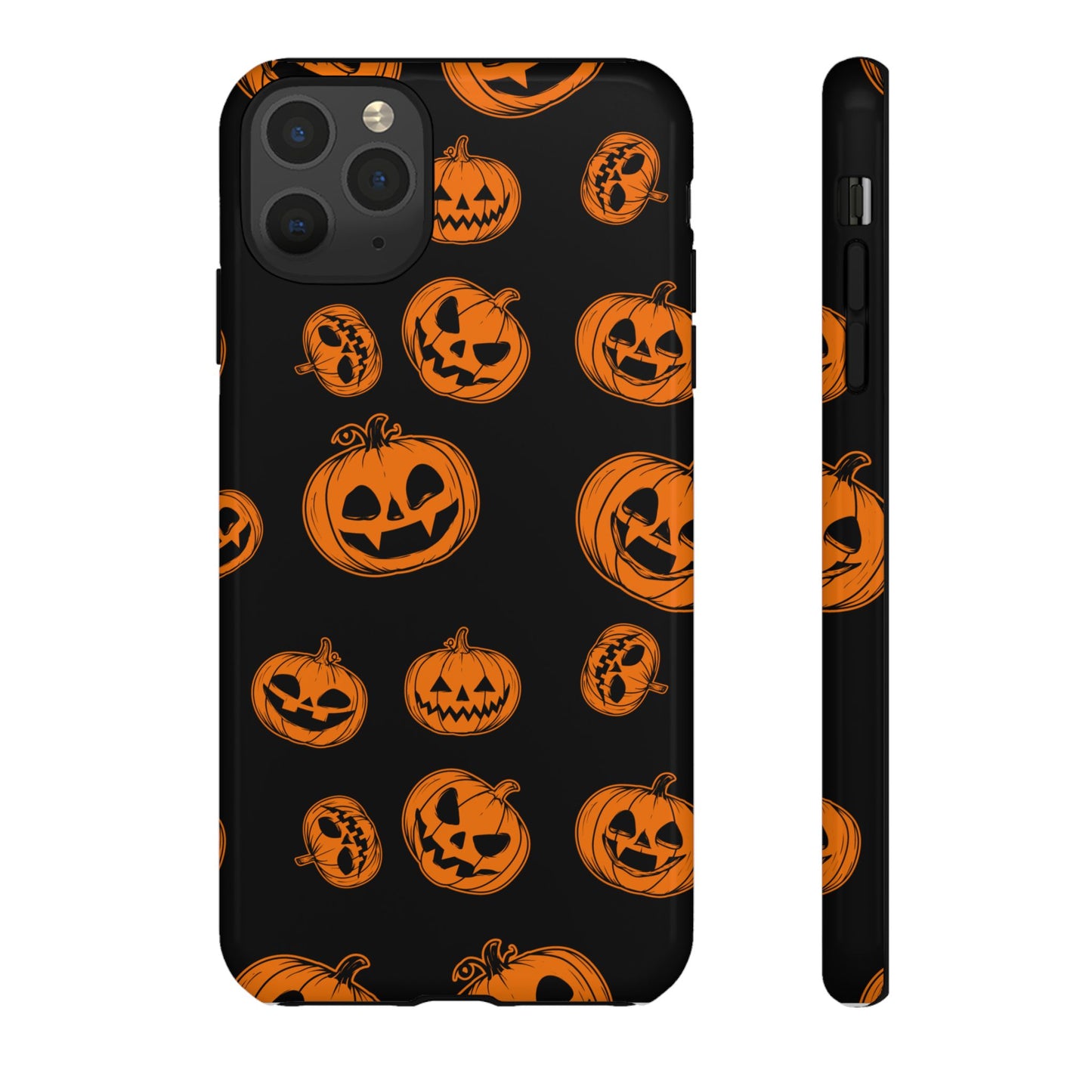 Custom Cute Spooky Halloween Phone Case, Pumpkeen,  Protective iPhone, Samsung Galaxy, and Google Pixel devices