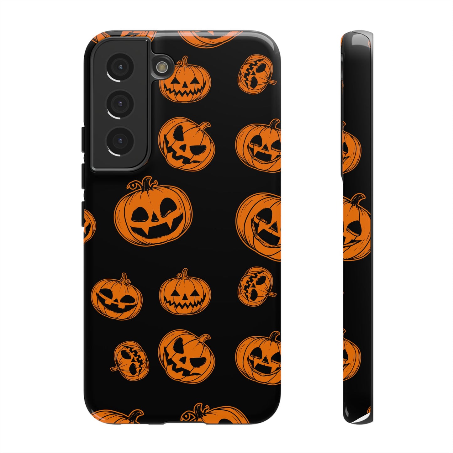 Custom Cute Spooky Halloween Phone Case, Pumpkeen,  Protective iPhone, Samsung Galaxy, and Google Pixel devices