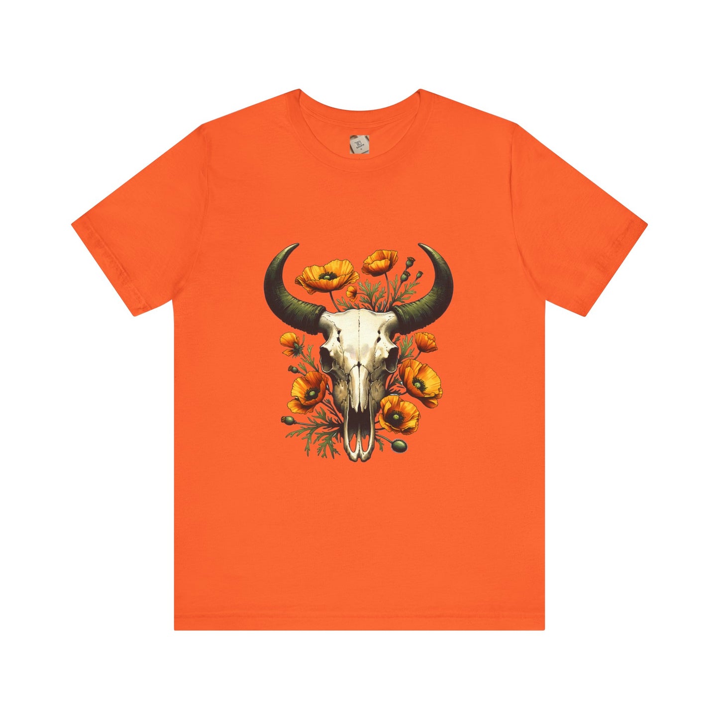 Comfort Colors Boho Cow Skull Shirt, Cowgirl Shirt, Skull Shirt, Western Clothing, Cowboy, Boho Cow Skull, Bull Shull Shirt, Longhorn Shirt