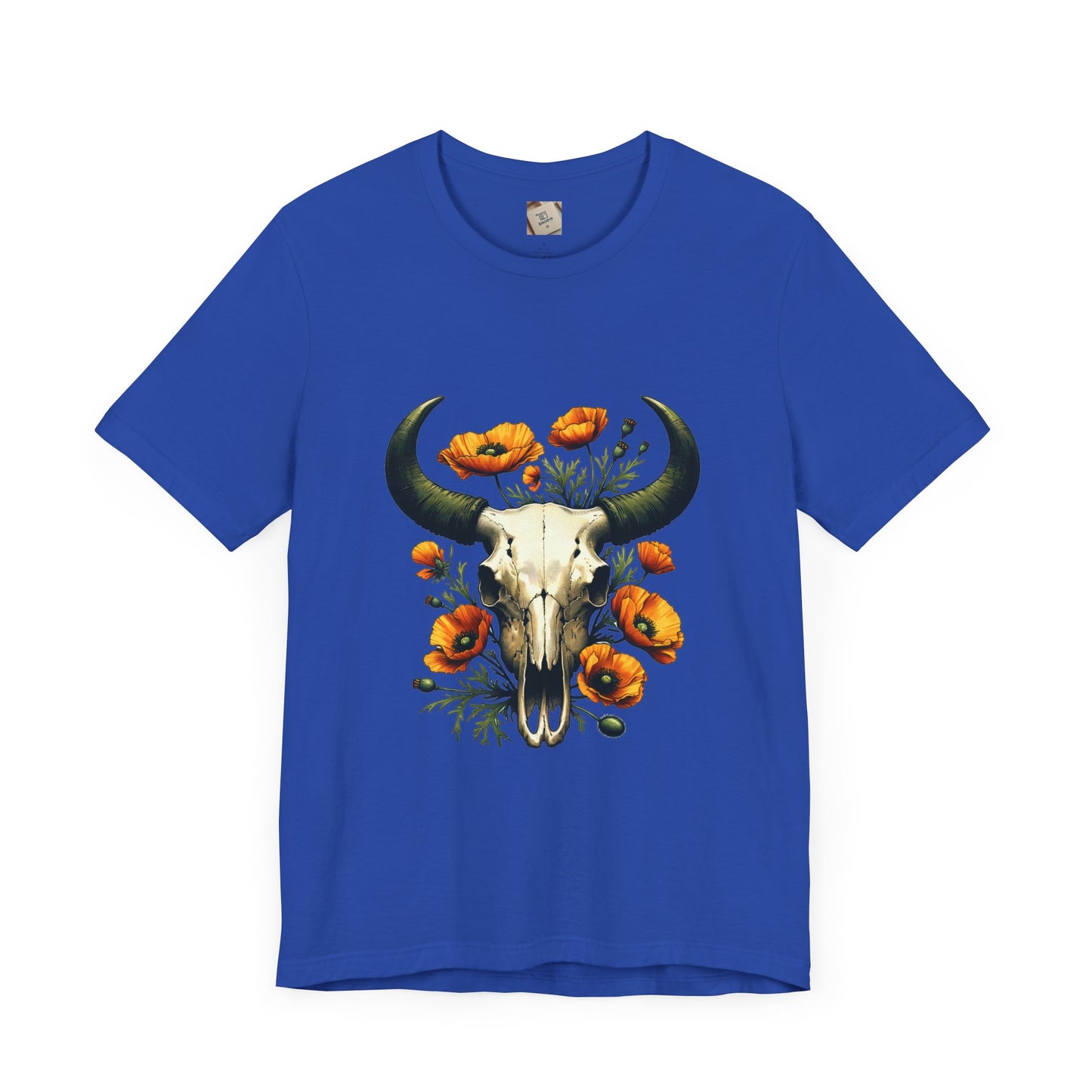 Comfort Colors Boho Cow Skull Shirt, Cowgirl Shirt, Skull Shirt, Western Clothing, Cowboy, Boho Cow Skull, Bull Shull Shirt, Longhorn Shirt