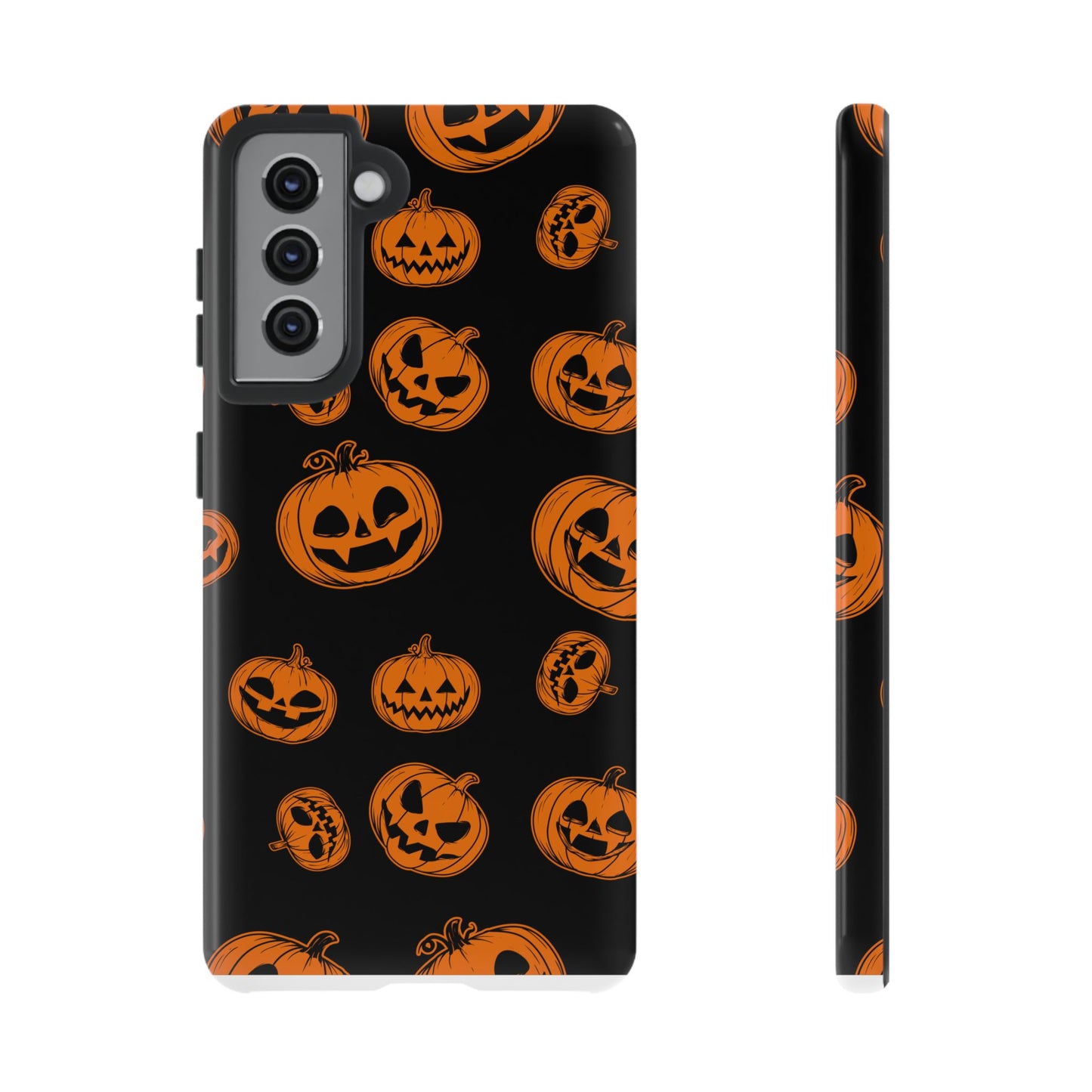 Custom Cute Spooky Halloween Phone Case, Pumpkeen,  Protective iPhone, Samsung Galaxy, and Google Pixel devices