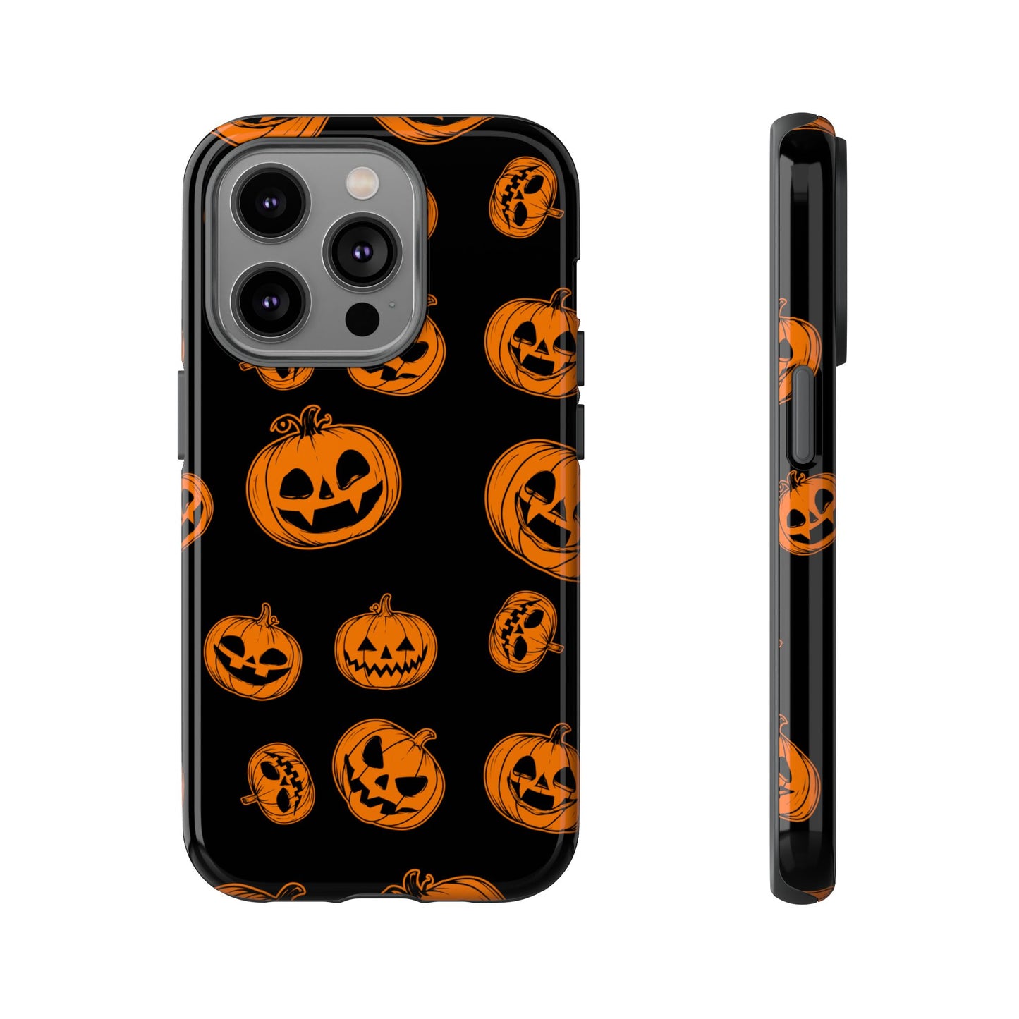 Custom Cute Spooky Halloween Phone Case, Pumpkeen,  Protective iPhone, Samsung Galaxy, and Google Pixel devices