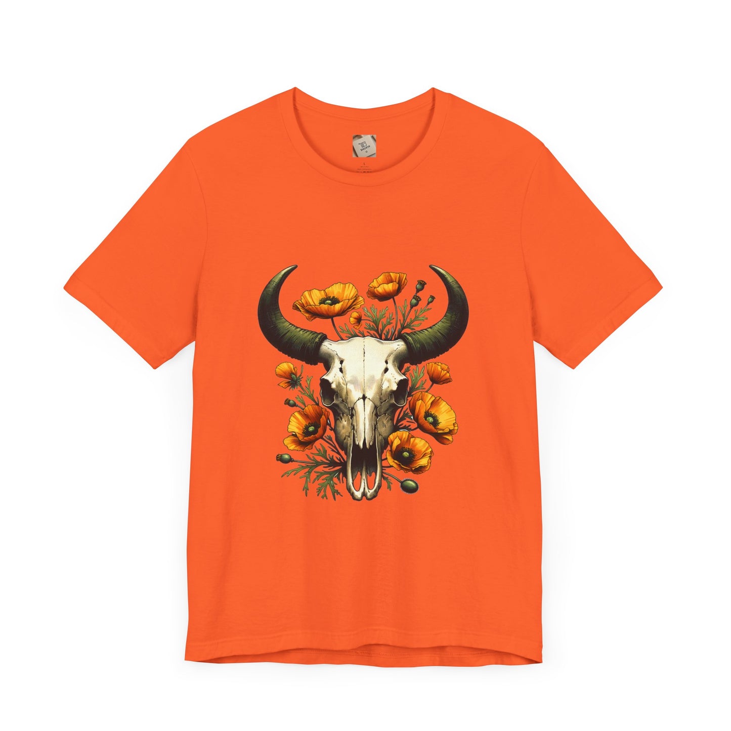 Comfort Colors Boho Cow Skull Shirt, Cowgirl Shirt, Skull Shirt, Western Clothing, Cowboy, Boho Cow Skull, Bull Shull Shirt, Longhorn Shirt