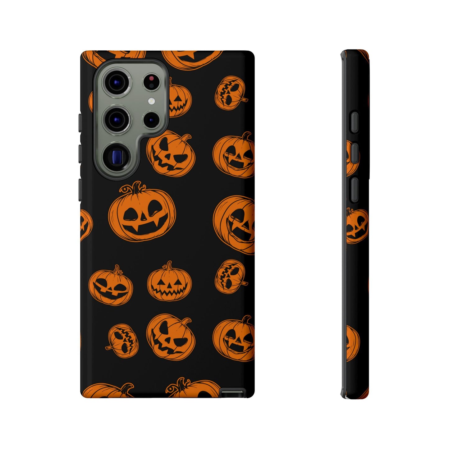 Custom Cute Spooky Halloween Phone Case, Pumpkeen,  Protective iPhone, Samsung Galaxy, and Google Pixel devices