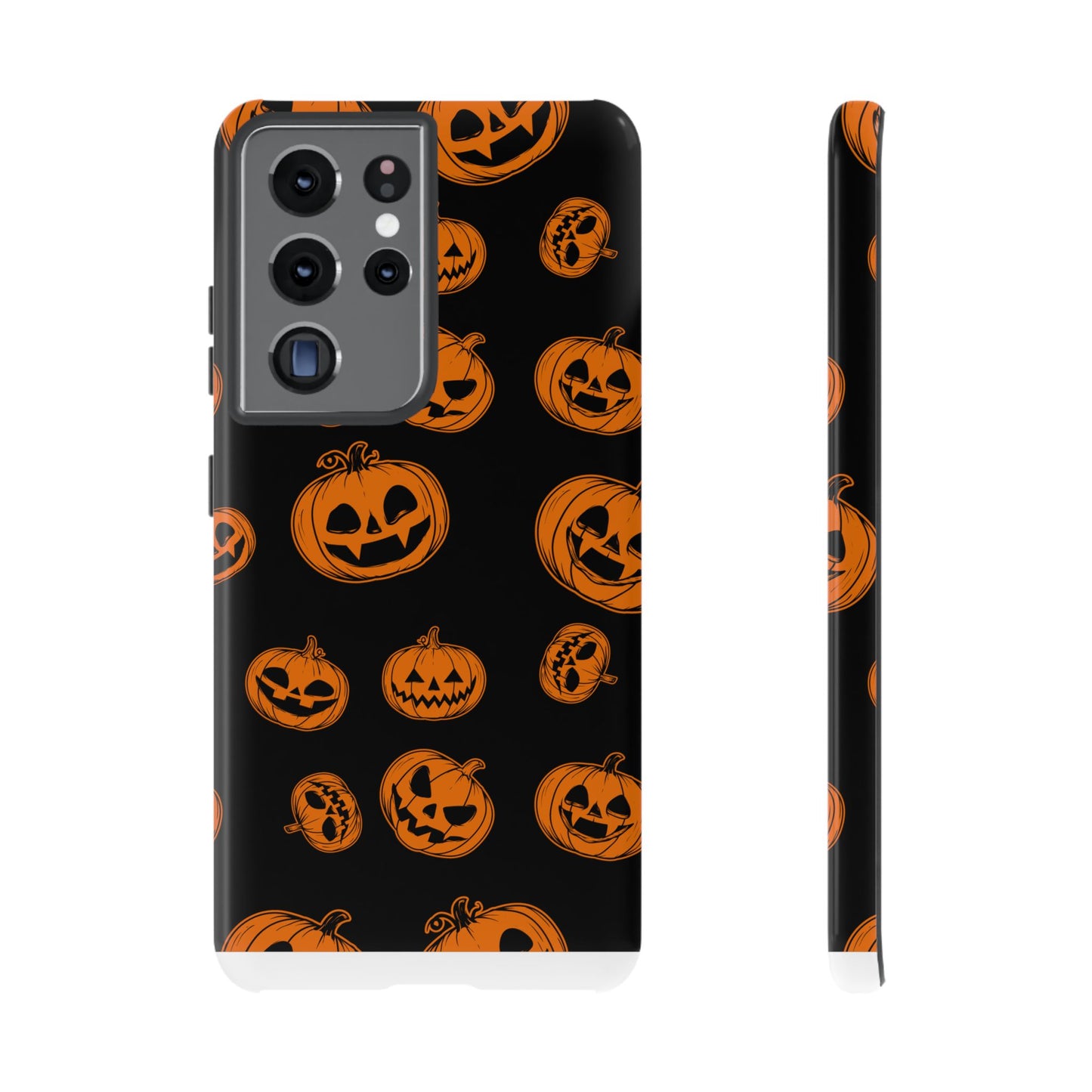 Custom Cute Spooky Halloween Phone Case, Pumpkeen,  Protective iPhone, Samsung Galaxy, and Google Pixel devices