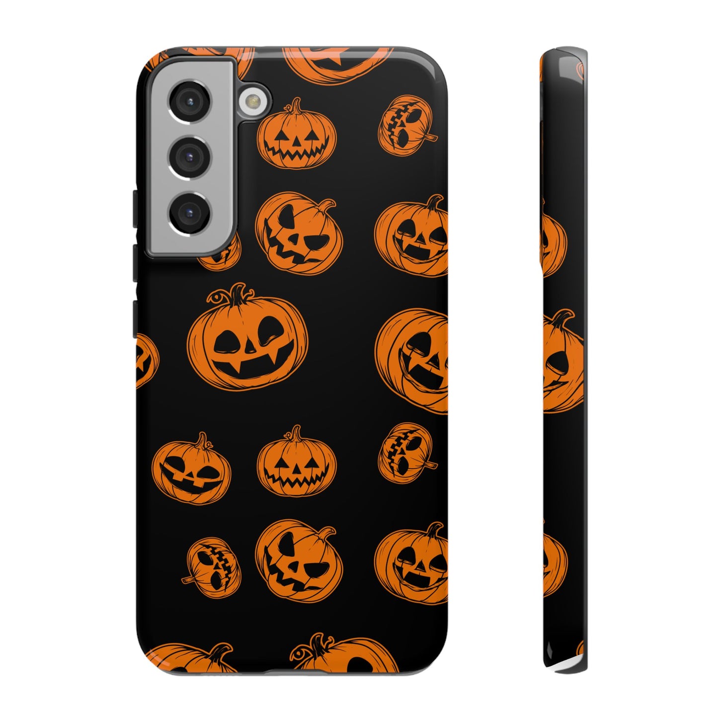 Custom Cute Spooky Halloween Phone Case, Pumpkeen,  Protective iPhone, Samsung Galaxy, and Google Pixel devices