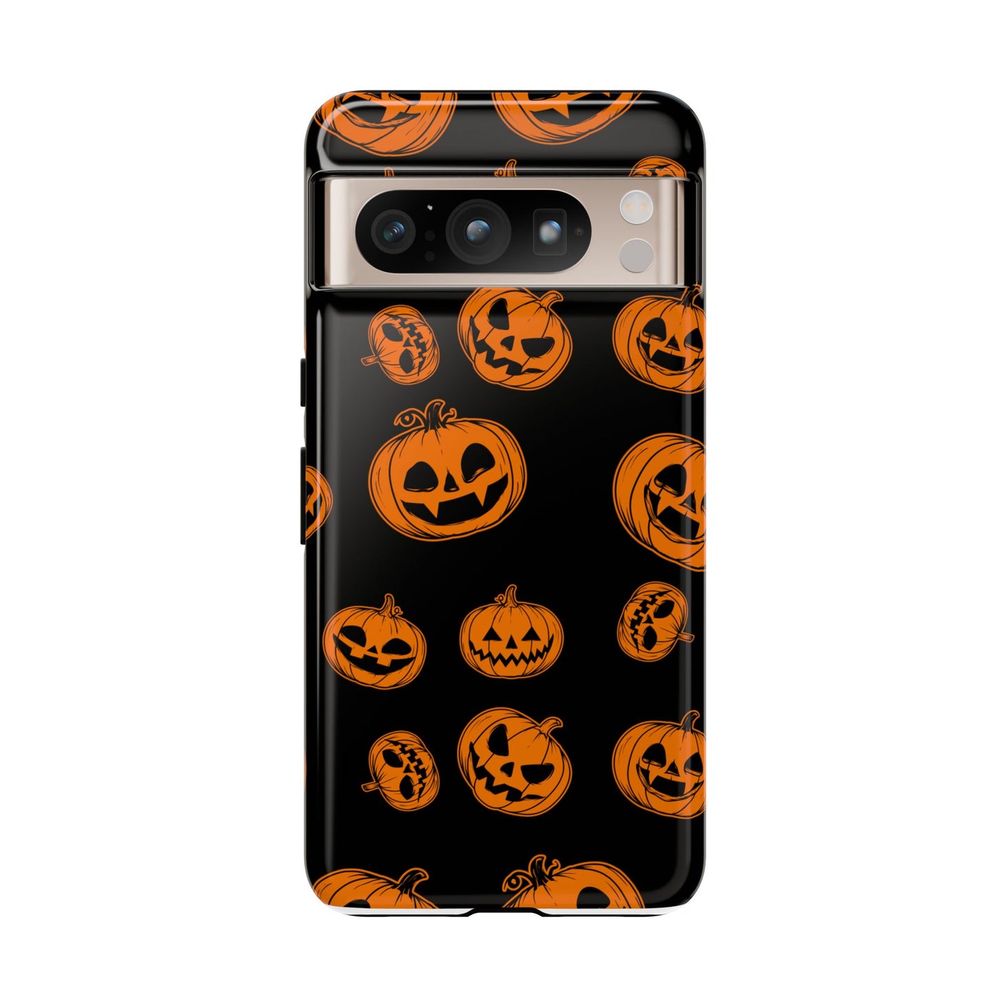 Custom Cute Spooky Halloween Phone Case, Pumpkeen,  Protective iPhone, Samsung Galaxy, and Google Pixel devices