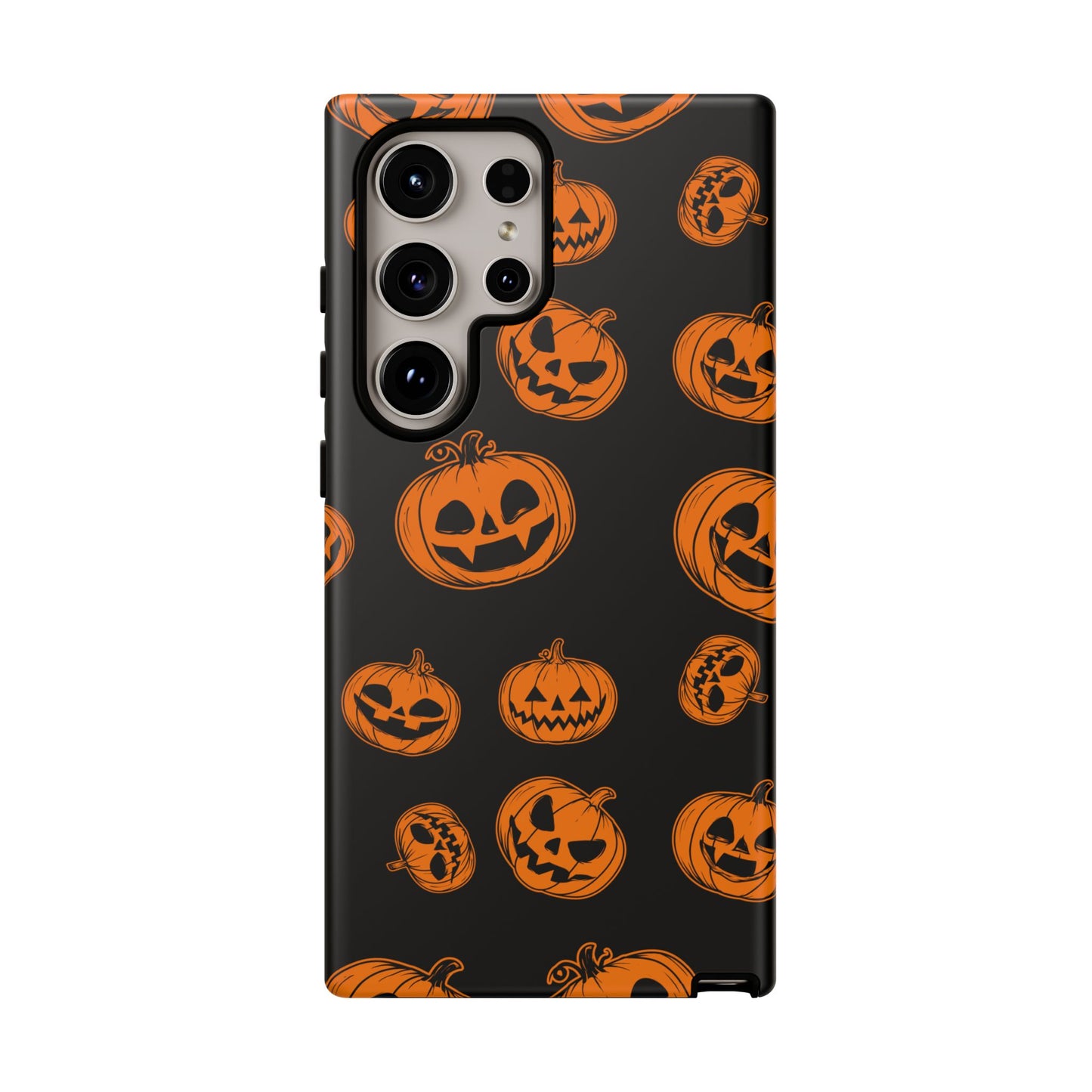 Custom Cute Spooky Halloween Phone Case, Pumpkeen,  Protective iPhone, Samsung Galaxy, and Google Pixel devices