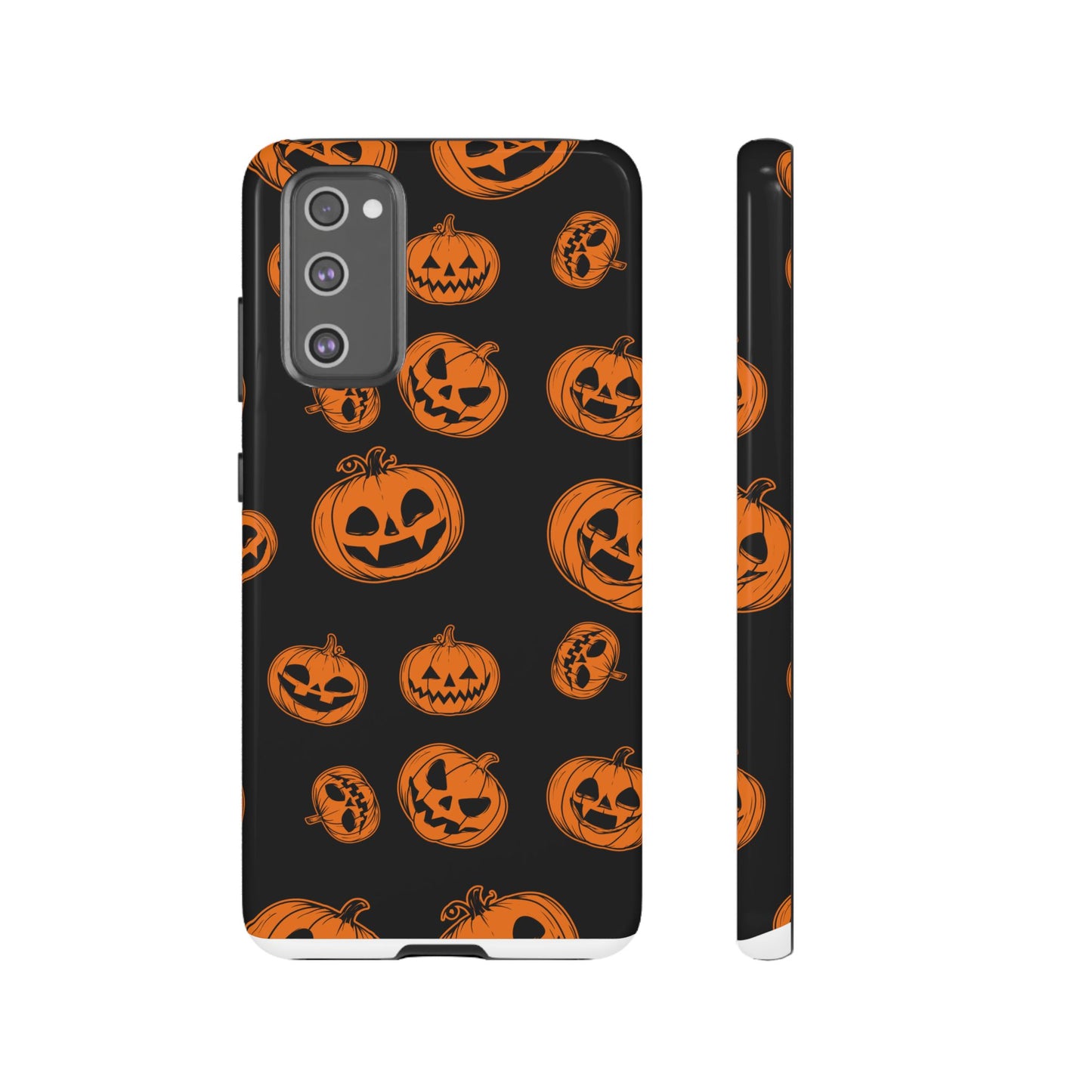 Custom Cute Spooky Halloween Phone Case, Pumpkeen,  Protective iPhone, Samsung Galaxy, and Google Pixel devices