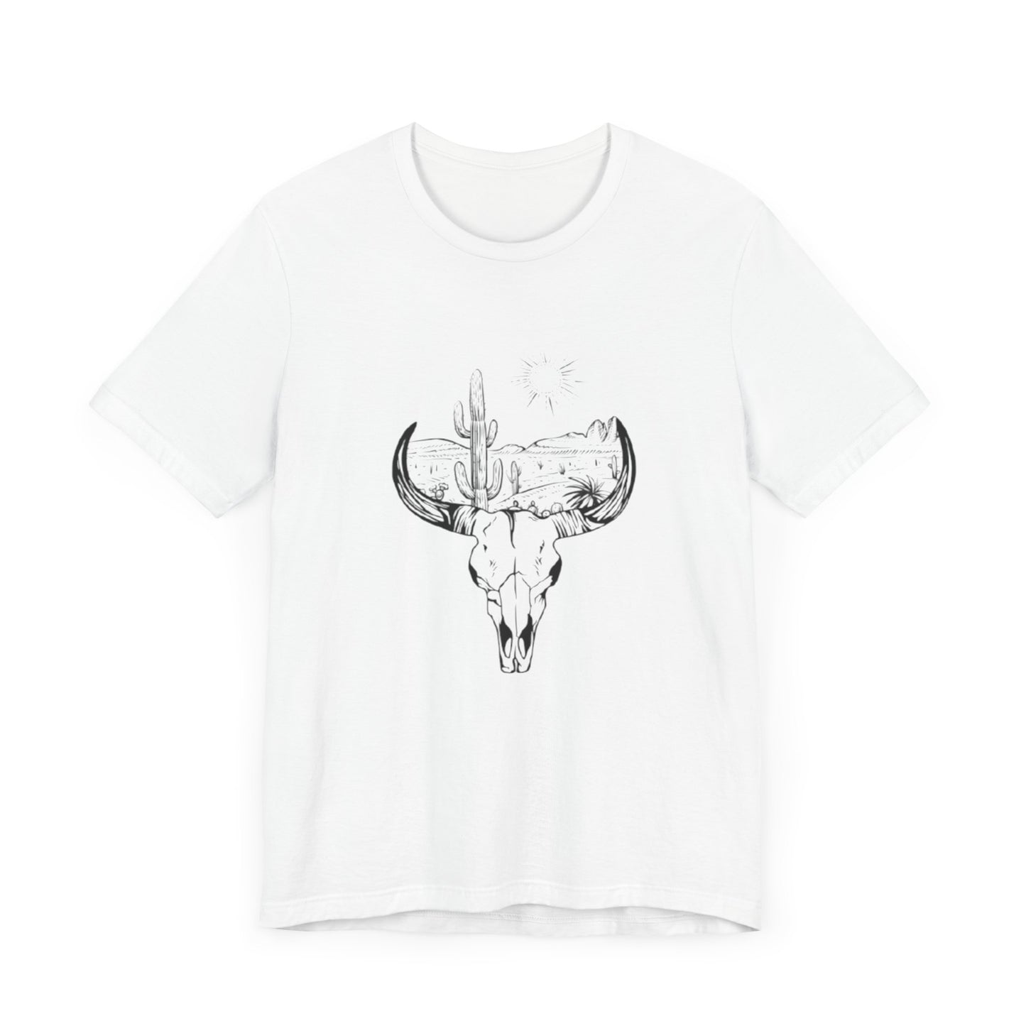 Cow Skull Shirt Women Bull Shirt Wild West Graphic Tee Cowgirl Shirt Vintage Bull Skull Shirt Country Shirt Western Clothing Woman Gift