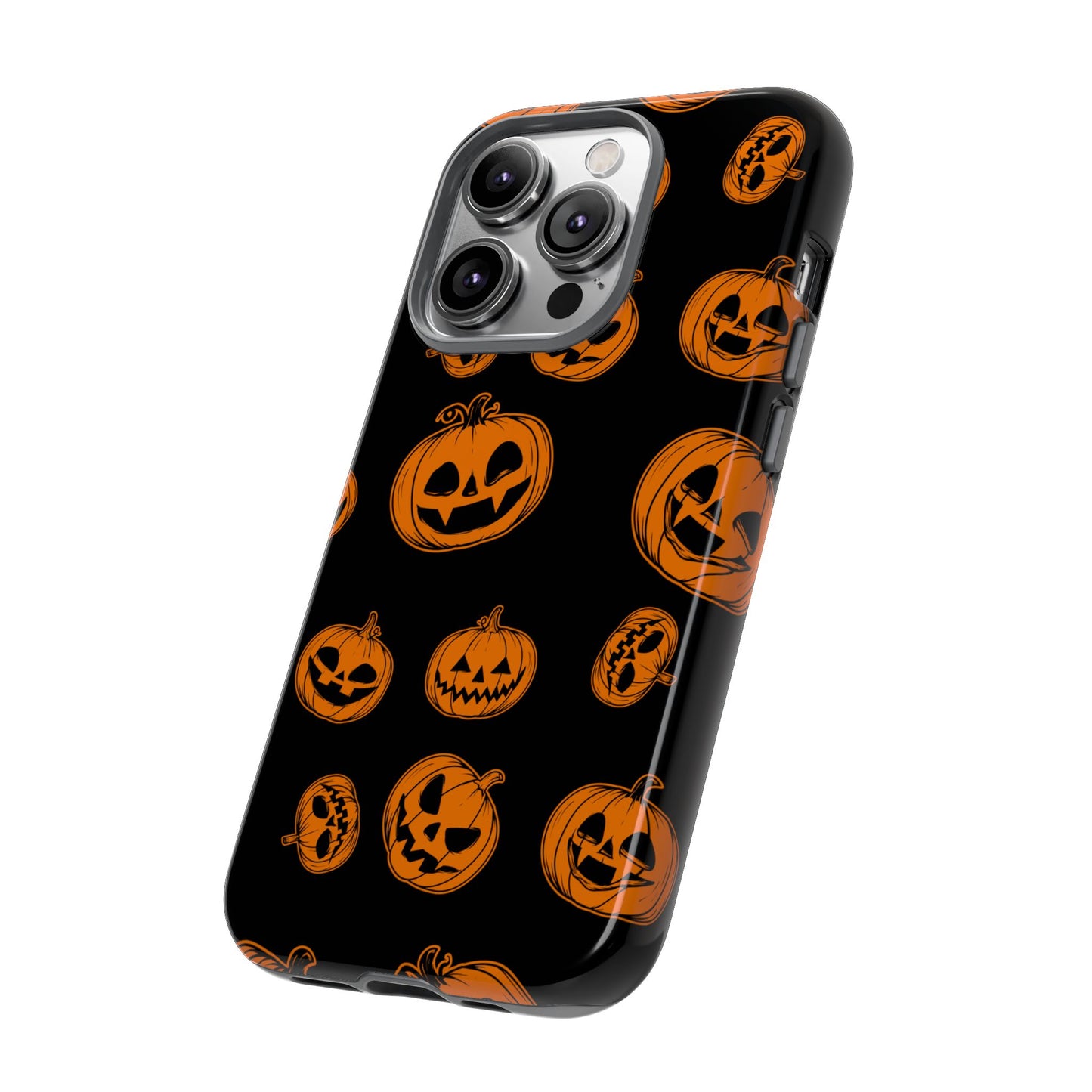 Custom Cute Spooky Halloween Phone Case, Pumpkeen,  Protective iPhone, Samsung Galaxy, and Google Pixel devices