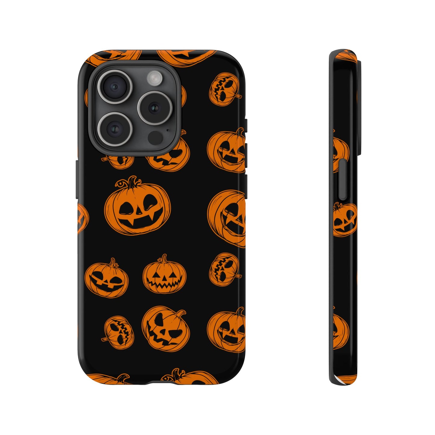 Custom Cute Spooky Halloween Phone Case, Pumpkeen,  Protective iPhone, Samsung Galaxy, and Google Pixel devices