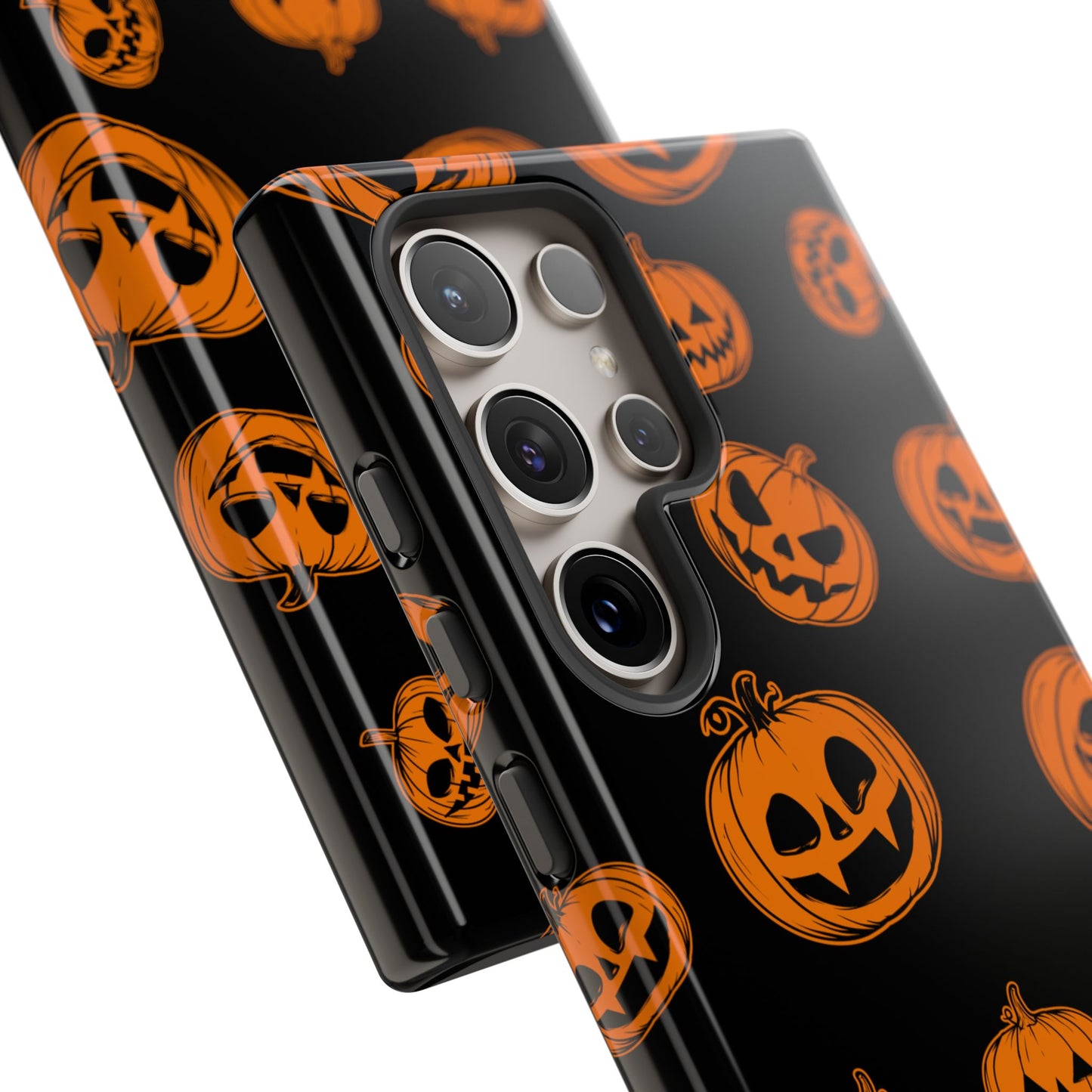 Custom Cute Spooky Halloween Phone Case, Pumpkeen,  Protective iPhone, Samsung Galaxy, and Google Pixel devices