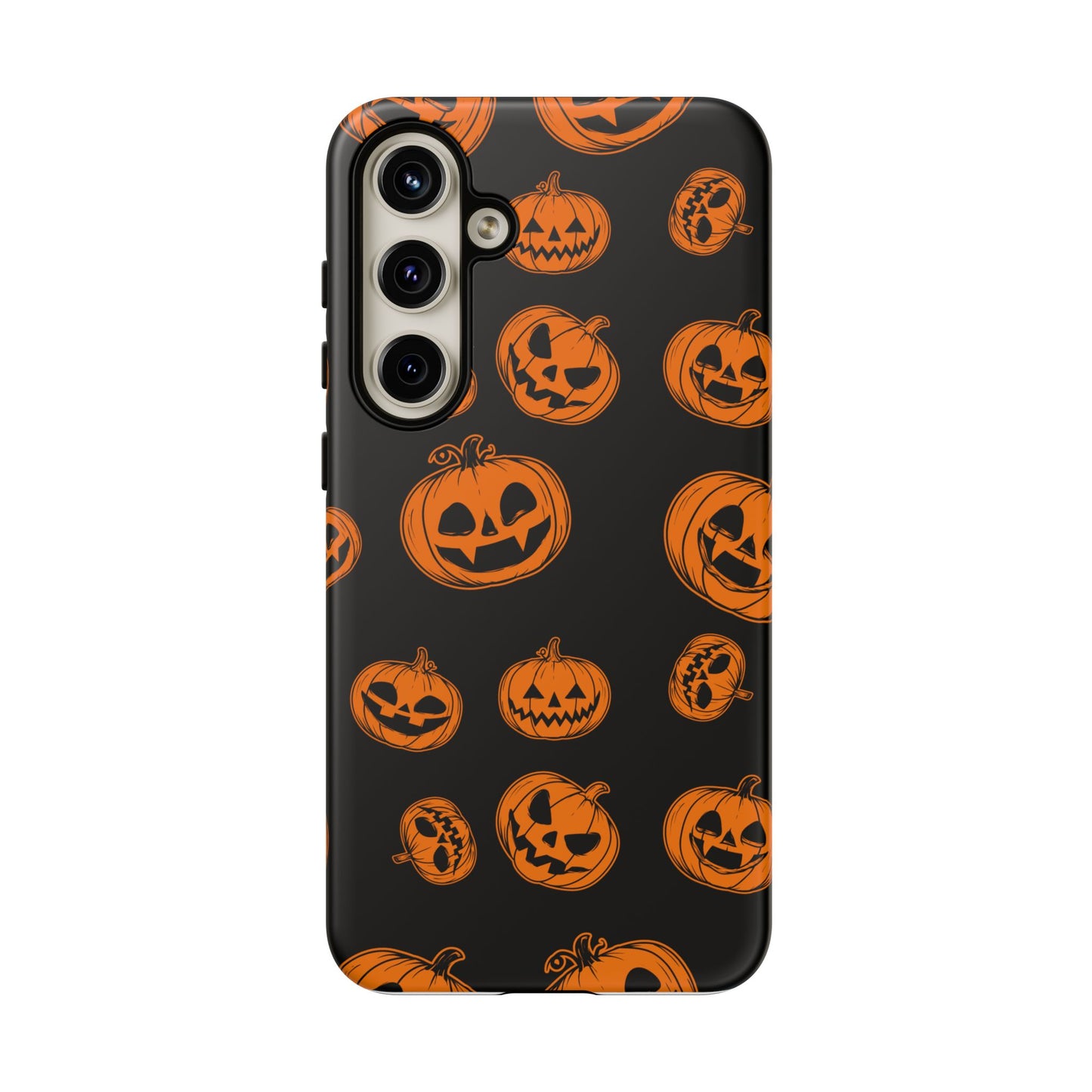 Custom Cute Spooky Halloween Phone Case, Pumpkeen,  Protective iPhone, Samsung Galaxy, and Google Pixel devices