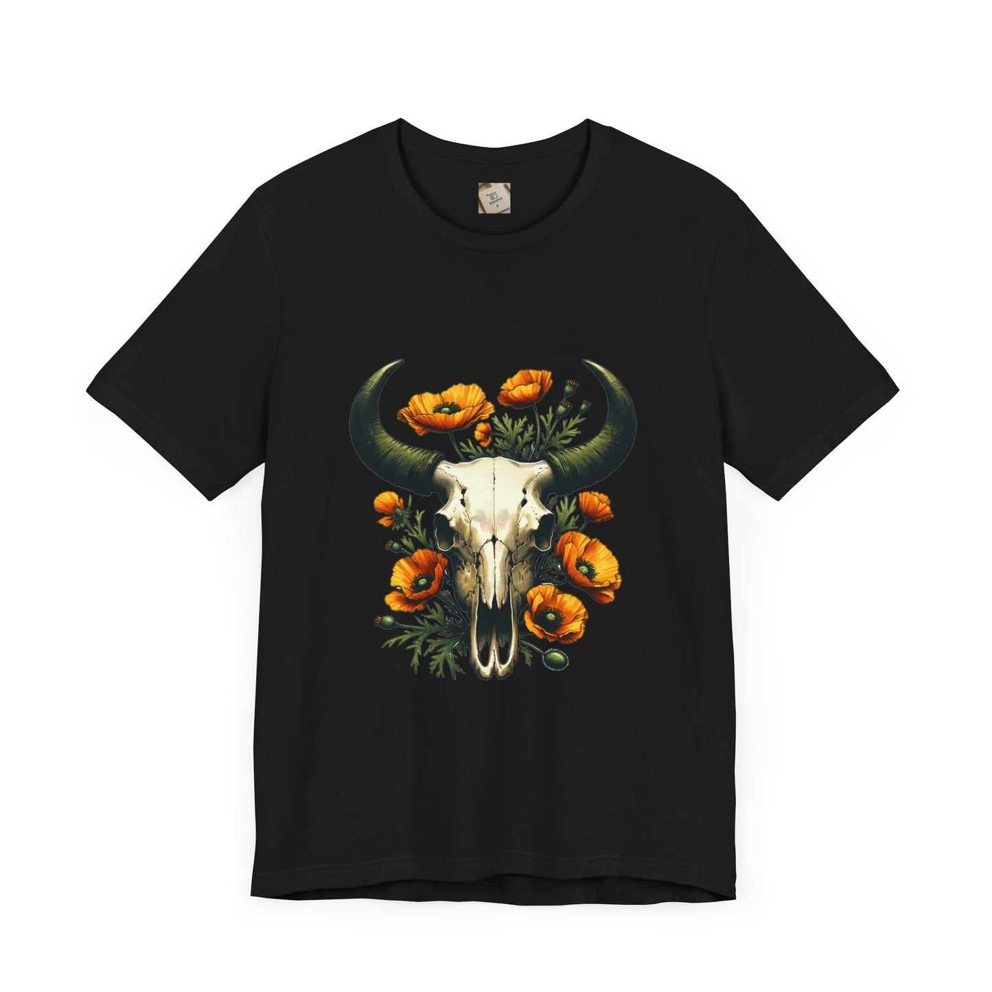 Comfort Colors Boho Cow Skull Shirt, Cowgirl Shirt, Skull Shirt, Western Clothing, Cowboy, Boho Cow Skull, Bull Shull Shirt, Longhorn Shirt